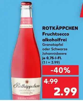 Kaufland Rotkäppchen fruchtsecco alkoholfrei granatapfel Angebot
