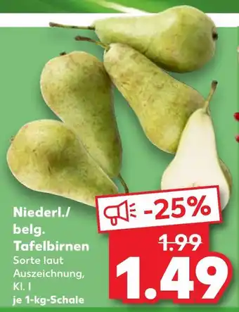 Kaufland Niederl./belg. tafelbirnen Angebot