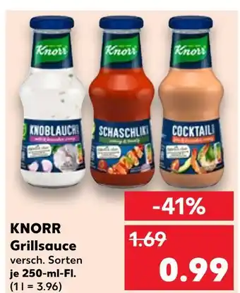 Kaufland Knorr knoblauch grillsauce Angebot
