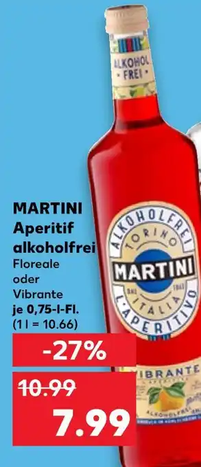 Kaufland Martini aperitif alkoholfrei floreale Angebot
