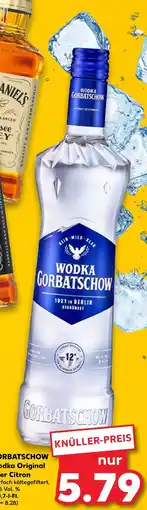 Kaufland Wodka gorbatschow vodka original oder citron Angebot
