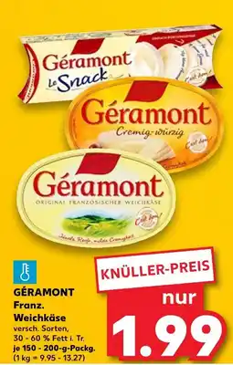 Kaufland Géramont le snack Angebot