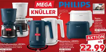 Kaufland Philips filterkaffeemaschine hd7411 Angebot
