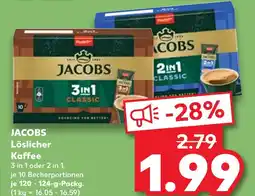 Kaufland Jacobs 3 in 1 classic Angebot