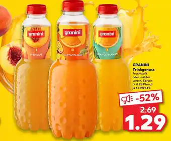 Kaufland Granini pfirsich Angebot