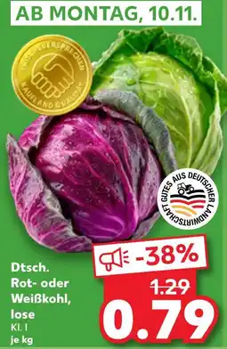 Kaufland Dtsch. rotkohl Angebot
