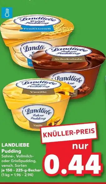 Kaufland Landliebe traditionell pudding Angebot