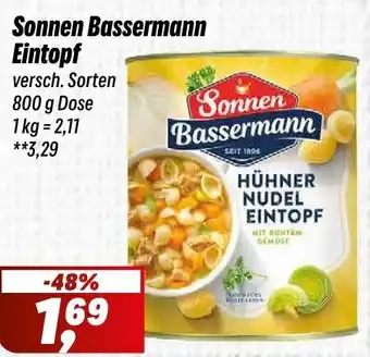 Simmel Sonnen Bassermann Eintopf Angebot