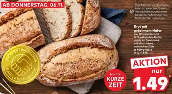 Kaufland Brot mit gekeimtem Hafer Angebot