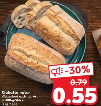 Kaufland Ciabatta natur Angebot
