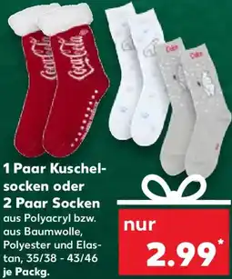 Kaufland 1 Paar Kuschelsocken oder 2 Paar Socken Angebot