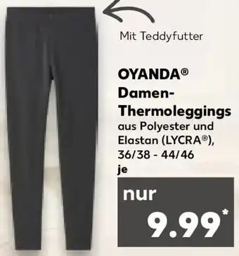 Kaufland OYANDA Damen Thermoleggings Angebot