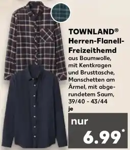 Kaufland TOWNLAND Herren-Flanell Freizeithemd Angebot