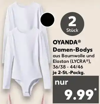 Kaufland OYANDA Damen-Bodys Angebot