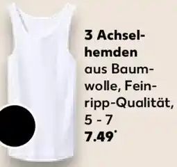 Kaufland 3 Achselhemden Angebot