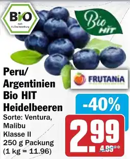 HIT Peru/ Argentinien Bio HIT Heidelbeeren Angebot