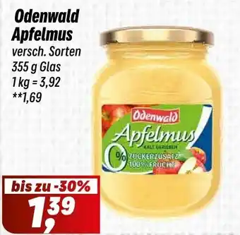 Simmel Odenwald Apfelmus Angebot