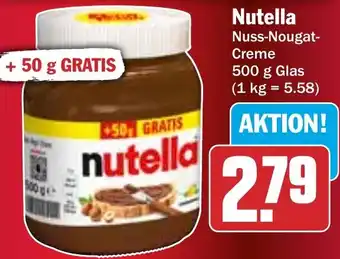 HIT Nutella Nuss-Nougat Creme Angebot