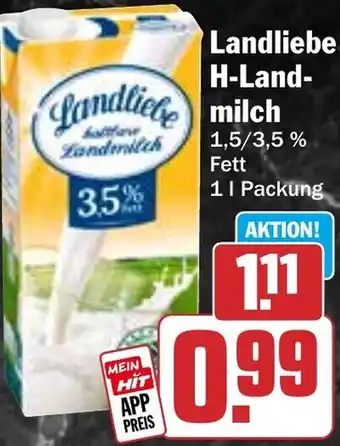 HIT Landliebe H-Landmilch Angebot
