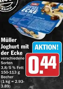HIT Müller Joghurt mit der Ecke Angebot