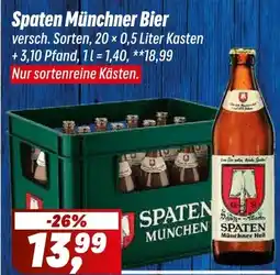 Simmel Spaten Münchner Bier Angebot