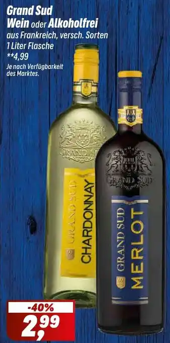 Simmel Grand Sud Wein oder Alkoholfrei Angebot