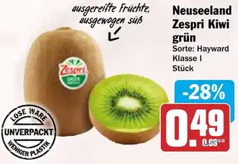 HIT Neuseeland Zespri Kiwi grün Angebot