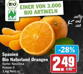 HIT Spanien Bio Naturland Orangen Angebot