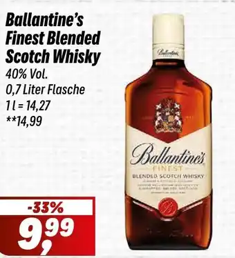 Simmel Ballantine's Finest Blended Scotch Whisky Angebot