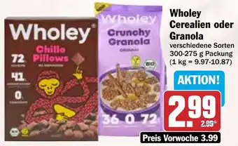 HIT Wholey Cerealien oder Granola Angebot