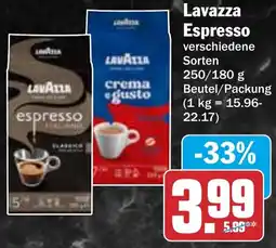 HIT Lavazza Espresso Angebot