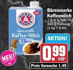 HIT Bärenmarke Kaffeemilch Angebot