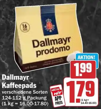 HIT Dallmayr Kaffeepads Angebot