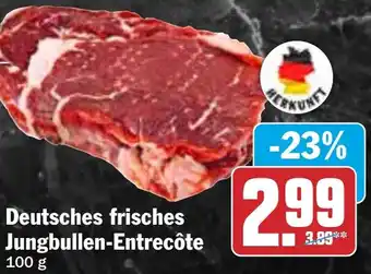 HIT Deutsches frisches Jungbullen-Entrecôte Angebot