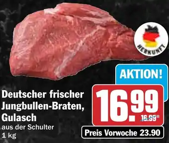 HIT Deutscher frischer Jungbullen-Braten, Gulasch Angebot