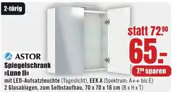 B1 Discount Baumarkt ASTOR Spiegelschrank >>Lune II«< Angebot