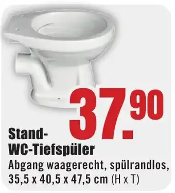 B1 Discount Baumarkt Stand- WC-Tiefspüler Angebot