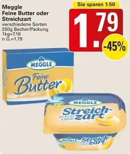 WEZ Meggle Feine Butter oder Streichzart Angebot