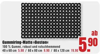 B1 Discount Baumarkt Gummiring-Matte >>Boston<< Angebot