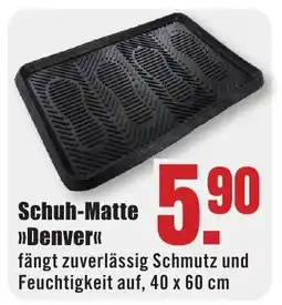 B1 Discount Baumarkt Schuh-Matte >>Denver<< Angebot