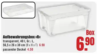B1 Discount Baumarkt Aufbewahrungsbox >>R<< Angebot