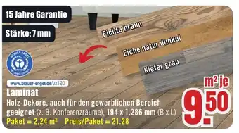 B1 Discount Baumarkt Laminat Angebot