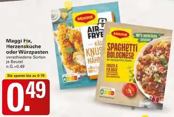 WEZ Maggi Fix, Herzensküche oder Würzpasten Angebot