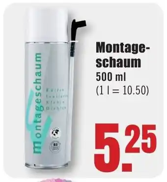 B1 Discount Baumarkt Montageschaum Angebot
