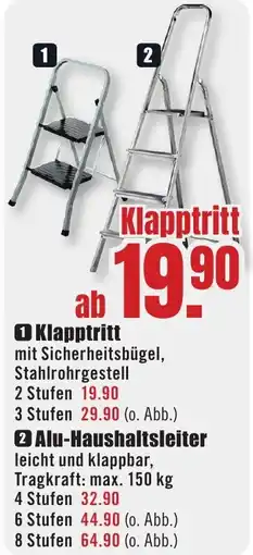 B1 Discount Baumarkt Klapptritt Angebot