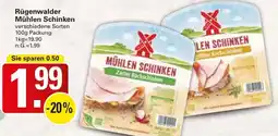 WEZ Rügenwalder Mühlen Schinken Angebot