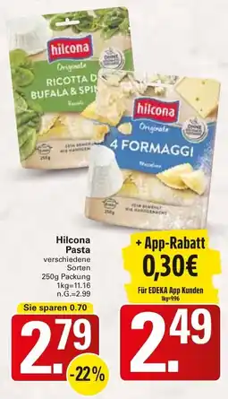 WEZ Hilcona Pasta Angebot