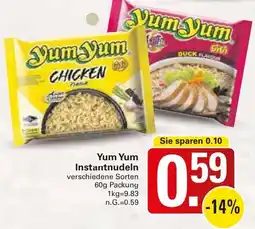 WEZ Yum Yum Instantnudeln Angebot