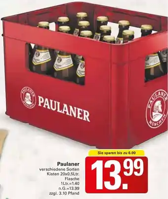 WEZ Paulaner Angebot