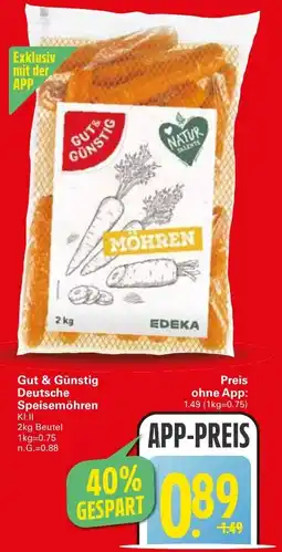 WEZ Gut & Günstig Deutsche Speisemöhren Angebot